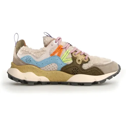 Sneakers, female, , Size: 6 US Beige Sneakers Yamano 3 - Flower Mountain - Modalova