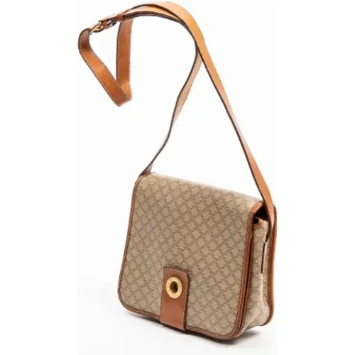 Pre-owned Cross Body Bags, female, , Size: ONE SIZE Pre-owned Canvas celine-bags - Celine Vintage - Modalova