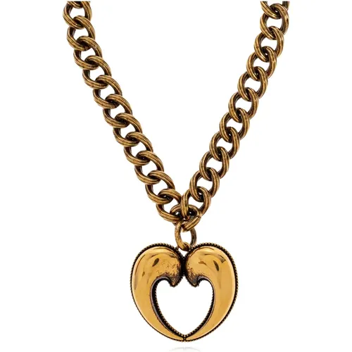 Necklaces, female, , Size: ONE SIZE Short necklace with heart-shaped pendant - ETRO - Modalova