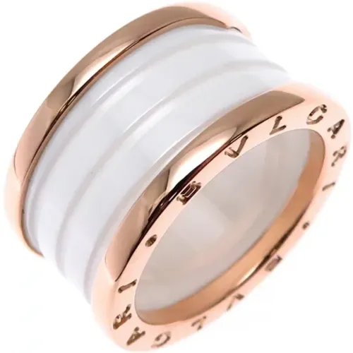 Pre-owned Jewellery, female, , Size: ONE SIZE Pre-owned Rose Gold rings - Bvlgari Vintage - Modalova