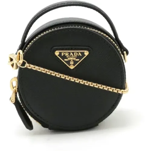 Pre-owned Cross Body Bags, female, , Size: ONE SIZE Pre-owned Leather shoulder-bags - Prada Vintage - Modalova