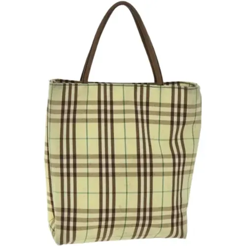 Pre-owned Tote Bags, female, , Size: ONE SIZE Pre-owned Canvas handbags - Burberry Vintage - Modalova