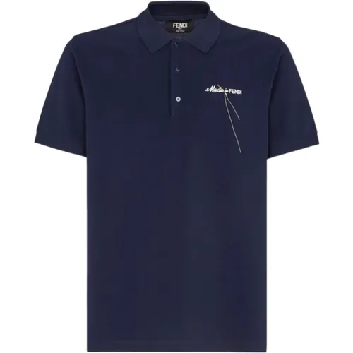 Polo Shirts , male, Sizes: L, S - Fendi - Modalova