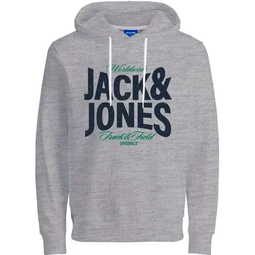 Bequemer Hoodie mit verstellbarer Kapuze - jack & jones - Modalova