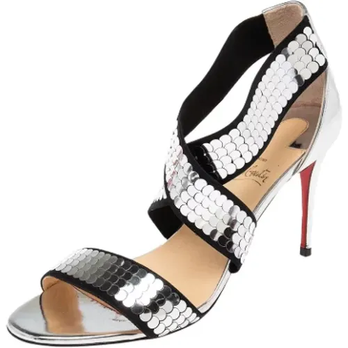 Pre-owned Fabric sandals , female, Sizes: 5 UK - Christian Louboutin Pre-owned - Modalova