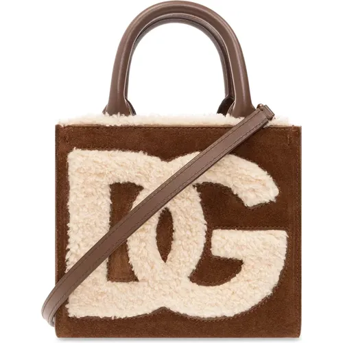 DG Daily Mini shopper bag , female, Sizes: ONE SIZE - Dolce & Gabbana - Modalova