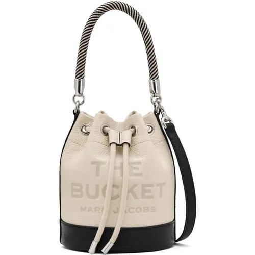 Color Block Leather Bucket Bag , female, Sizes: ONE SIZE - Marc Jacobs - Modalova
