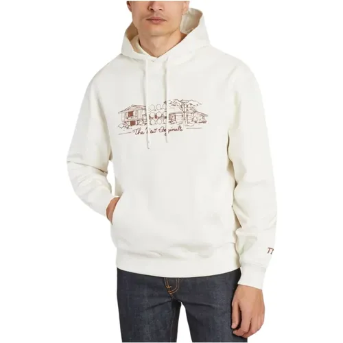 Ecru Cottage Print Hoodie - The New Originals - Modalova