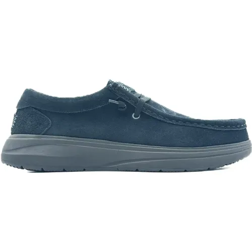 Schwarze flache Schuhe Modell Wally - Hey Dude - Modalova