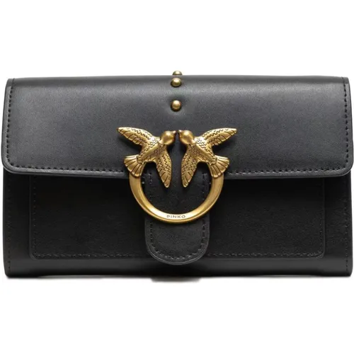 Wallets & Cardholders, female, , Size: ONE SIZE Elegant Mini Love Bag One Simply - pinko - Modalova