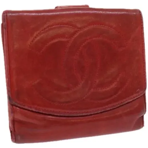 Pre-owned Leather wallets , female, Sizes: ONE SIZE - Chanel Vintage - Modalova