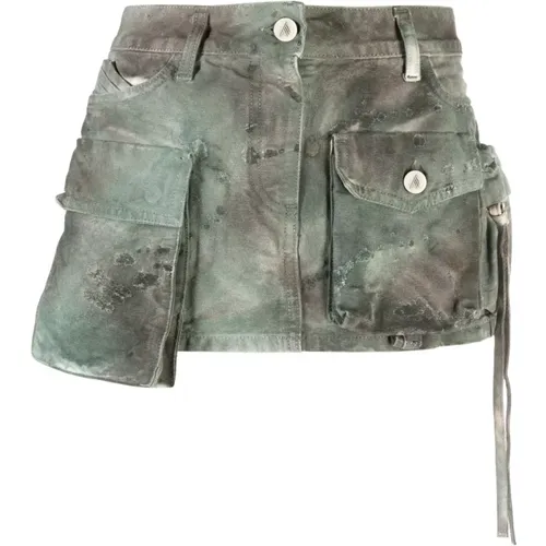 Darkgreen Skirts for Women , female, Sizes: W27, W25, W26 - The Attico - Modalova