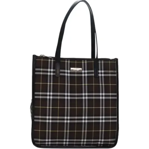 Pre-owned Tote Bags, female, , Size: ONE SIZE Pre-owned Fabric handbags - Burberry Vintage - Modalova