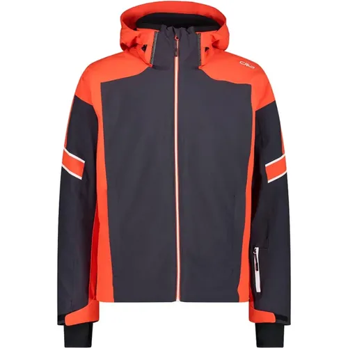 Ski Jacket with Remoable Hood for Adenturous Outings , male, Sizes: 3XL, S, 2XL - CMP - Modalova