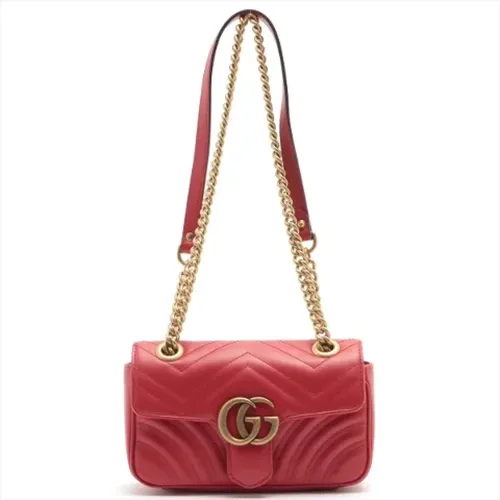 Pre-owned Cross Body Bags, female, , Size: ONE SIZE Pre-owned Leather handbags - Gucci Vintage - Modalova