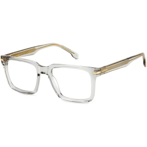 Glasses, unisex, , Size: 53 MM Transparent Grey Eyewear Frames - Carrera - Modalova