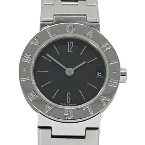 Pre-owned Stainless Steel watches , female, Sizes: ONE SIZE - Bvlgari Vintage - Modalova