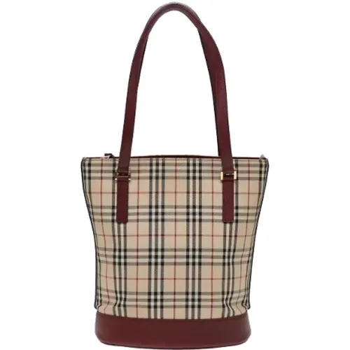 Pre-owned Tote Bags, female, , Size: ONE SIZE Pre-owned Canvas totes - Burberry Vintage - Modalova