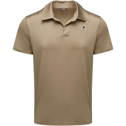 Polo Shirts, male, , Size: L Slievot Taupe Polo Shirt - K-way - Modalova