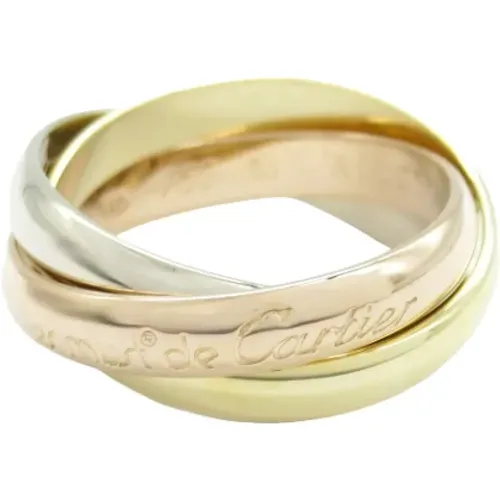 Pre-owned Gold rings , female, Sizes: ONE SIZE - Cartier Vintage - Modalova