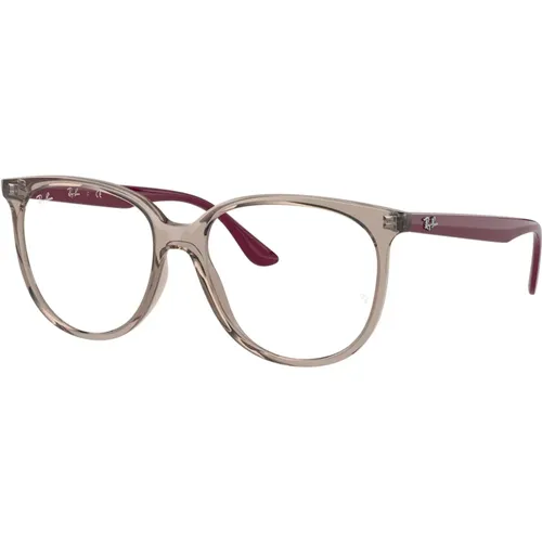 Sophisticated Transparent Grey Eyewear Frames , female, Sizes: 52 MM - Ray-Ban - Modalova