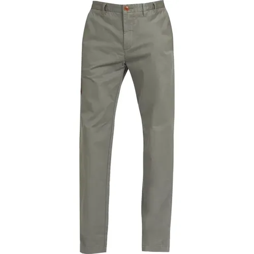 Stretch-Cotton Chinos Trousers , male, Sizes: W36, W38, W32 - Barbour - Modalova