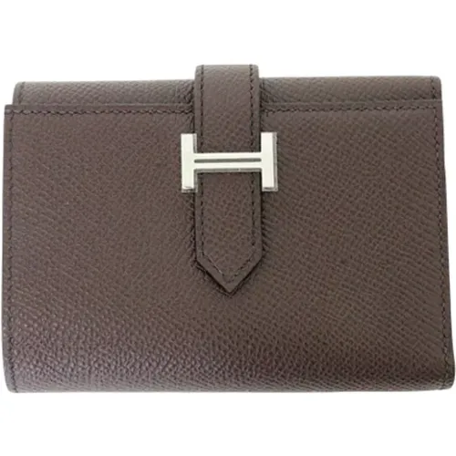 Pre-owned Wallets, female, , Size: ONE SIZE Pre-owned Leather wallets - Hermès Vintage - Modalova