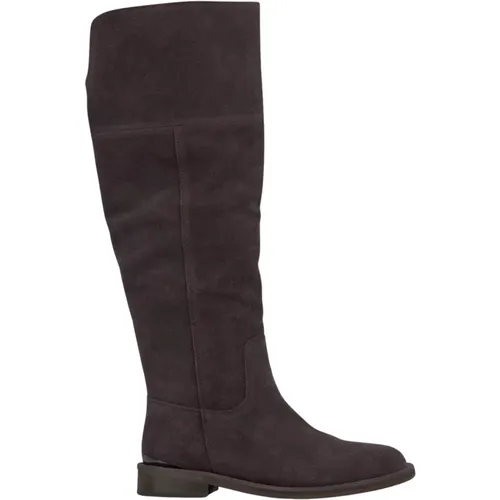 Slit Flat Boot , female, Sizes: 4 UK, 5 UK - Alma en Pena - Modalova