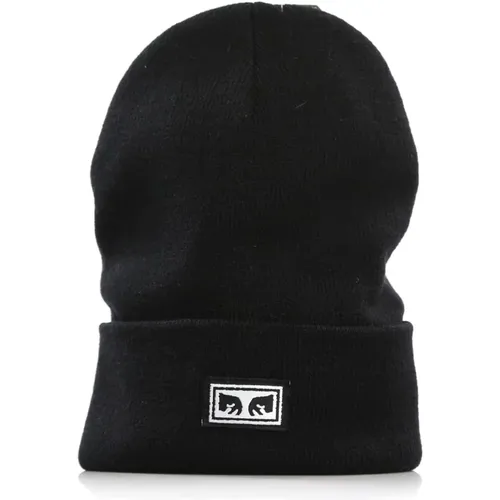 Beanies, male, , Size: ONE SIZE Icon Eyes Beanie Hat - Obey - Modalova