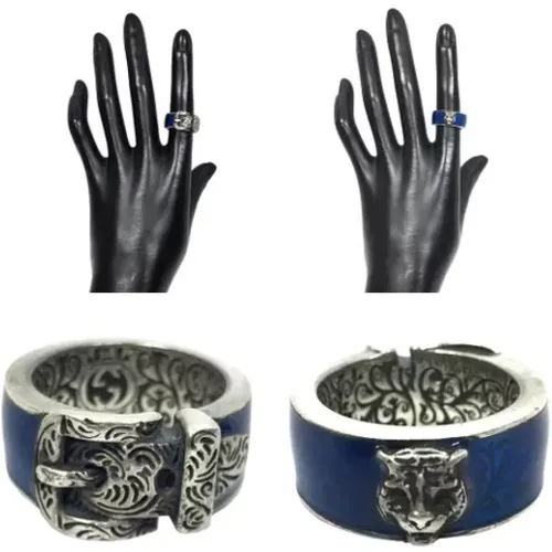 Pre-owned Jewellery, female, , Size: ONE SIZE Pre-owned Metal rings - Gucci Vintage - Modalova