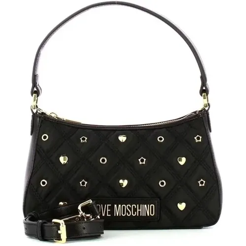 Designer Nylon Crossbody Bag , female, Sizes: ONE SIZE - Love Moschino - Modalova