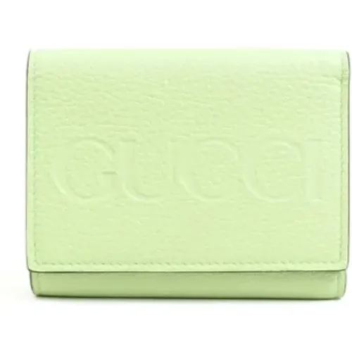 Pre-owned Wallets, female, , Size: ONE SIZE Pre-owned Leather wallets - Gucci Vintage - Modalova