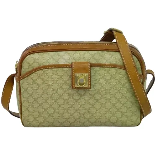 Pre-owned Cross Body Bags, female, , Size: ONE SIZE Pre-owned Canvas celine-bags - Celine Vintage - Modalova