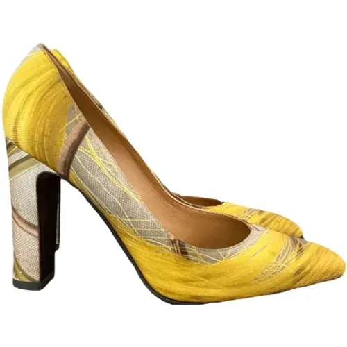 Pre-owned Fabric heels , female, Sizes: 5 UK - Hermès Vintage - Modalova