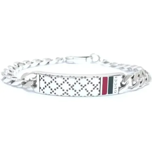 Pre-owned Jewellery, female, , Size: ONE SIZE Pre-owned Silver bracelets - Gucci Vintage - Modalova