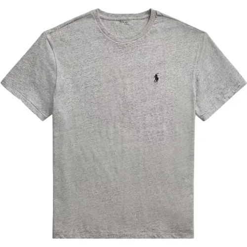 Klassisches T-Shirt mit Rundhalsausschnitt , Herren, Größe: 68 CM - Ralph Lauren - Modalova