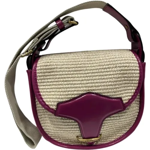 Botsy Natural/Ochre Crossbody Bag , female, Sizes: ONE SIZE - Isabel Marant Étoile - Modalova