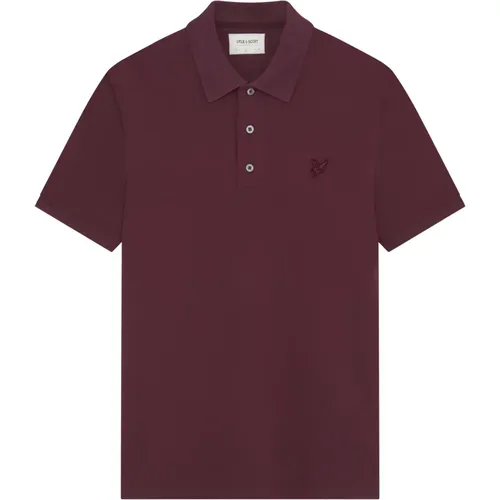 Tonal Eagle Polo Shirt , Herren, Größe: L - Lyle & Scott - Modalova