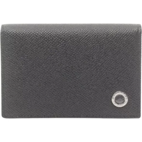 Pre-owned Wallets, female, , Size: ONE SIZE Pre-owned Leather wallets - Bvlgari Vintage - Modalova