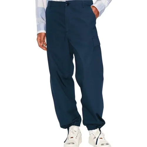 Wide Trousers, male, , Size: 2XS Night Cargo Pants - 42 - Kenzo - Modalova