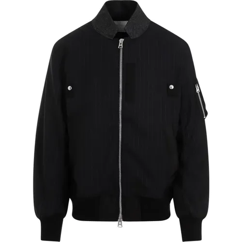 Bomber Jackets , Herren, Größe: L - Sacai - Modalova