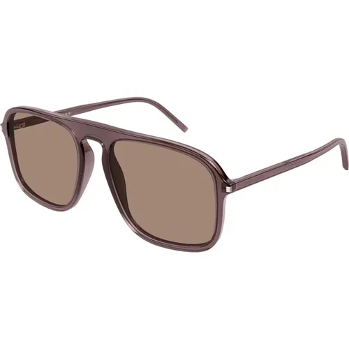 Sunglasses SL 590 , male, Sizes: 57 MM - Saint Laurent - Modalova