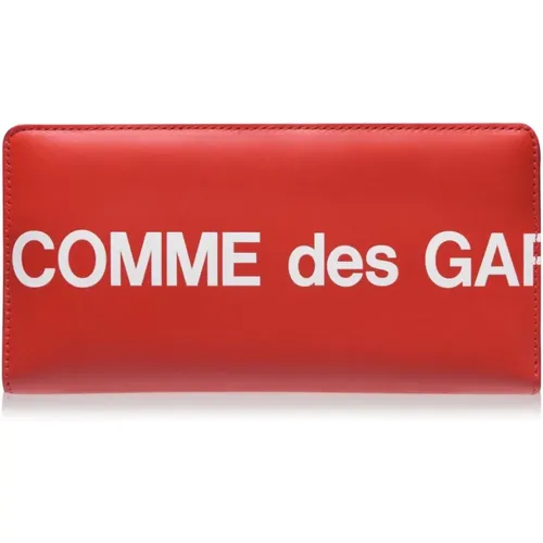 Leather Logo Wallet , male, Sizes: ONE SIZE - Comme des Garçons - Modalova