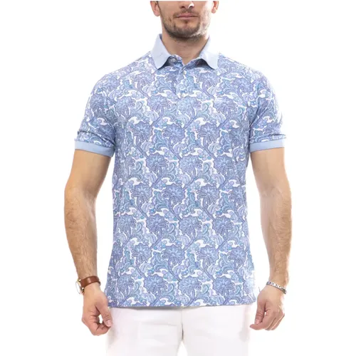 Polo Shirts, male, , Size: S Roma Polo White Print Background - ETRO - Modalova