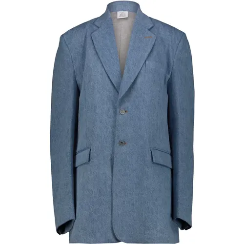 Tailored denim jacket , female, Sizes: XS - Vetements - Modalova