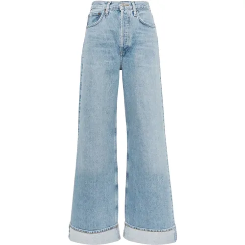 Weite Jeans für Damen , Damen, Größe: W28 - Agolde - Modalova