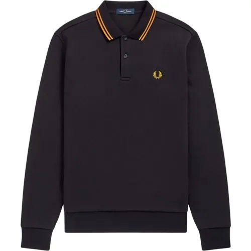 Polo Shirts, male, , Size: S Reversible Pile Polo Shirt - Fred Perry - Modalova