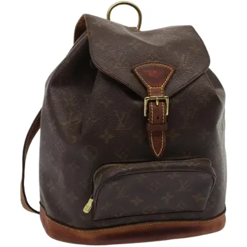 Pre-owned Backpacks, female, , Size: ONE SIZE Pre-owned Canvas backpacks - Louis Vuitton Vintage - Modalova