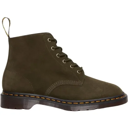 UB Repello Calf Suede Olive Boot , male, Sizes: 11 UK - Dr. Martens - Modalova