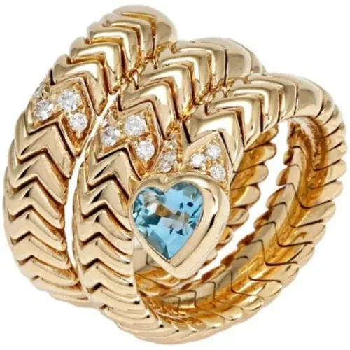 Pre-owned Jewellery, female, , Size: ONE SIZE Pre-owned Gold rings - Bvlgari Vintage - Modalova